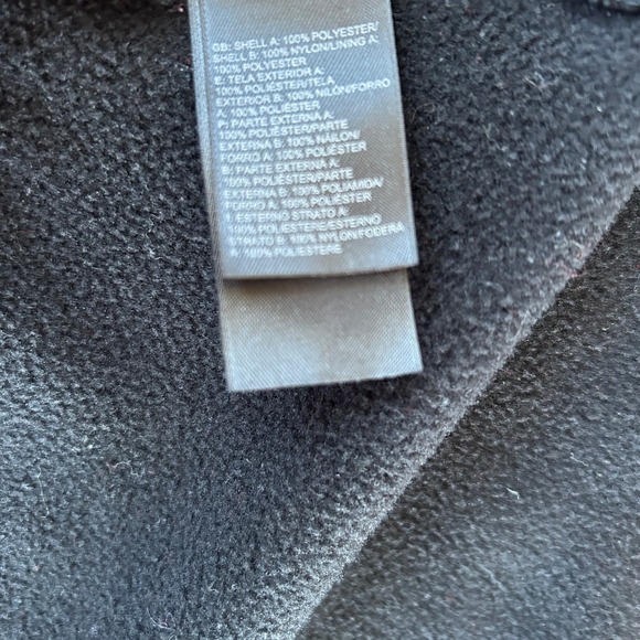 Men's The North Face Polartech Fleece Coat Jacket Size XL Black Hood Warm - Picture 8 of 10